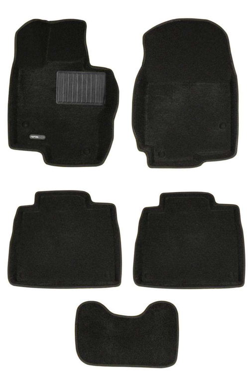 Коврики салона для MERCEDES X167 GLS-Class 2019- Euromat 3D Business черные. Арт. EMC3D-003513