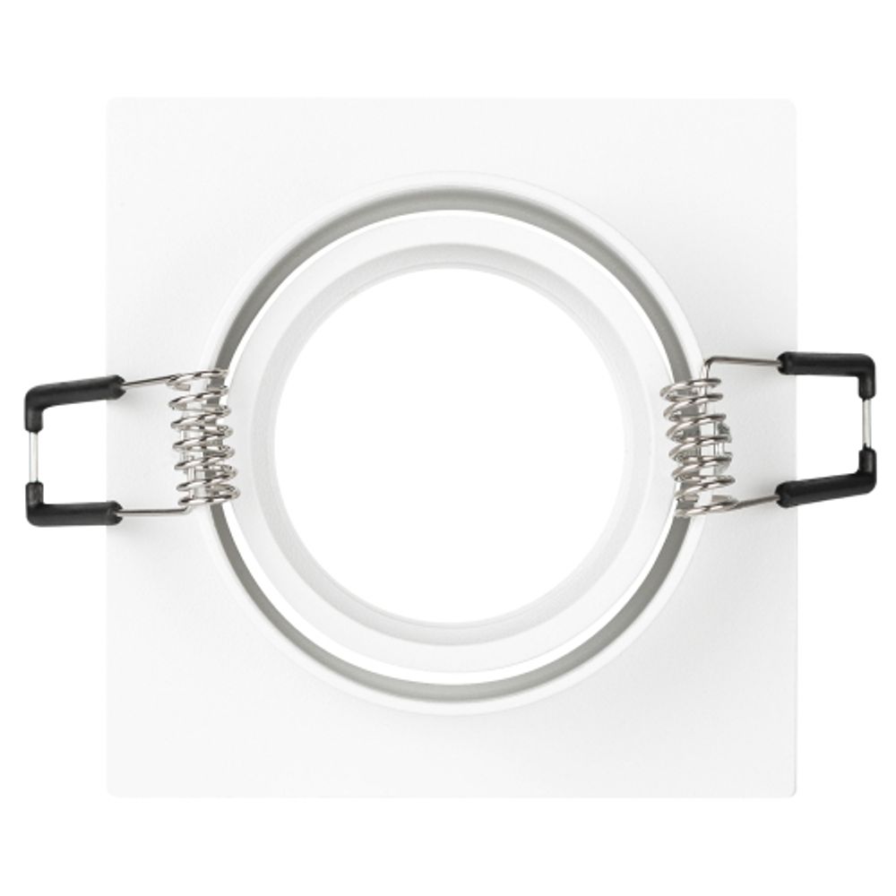 Светильник встраиваемый алюминиевый ЭРА KL87 WH под лампу MR16 GU5.3 белый | Алюминиевые встраиваемые светильники