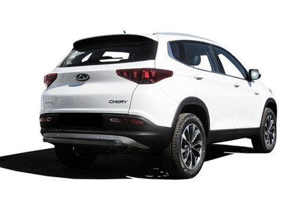 Защита заднего бампера Chery Tiggo 7 (2016-2020) d57 черная