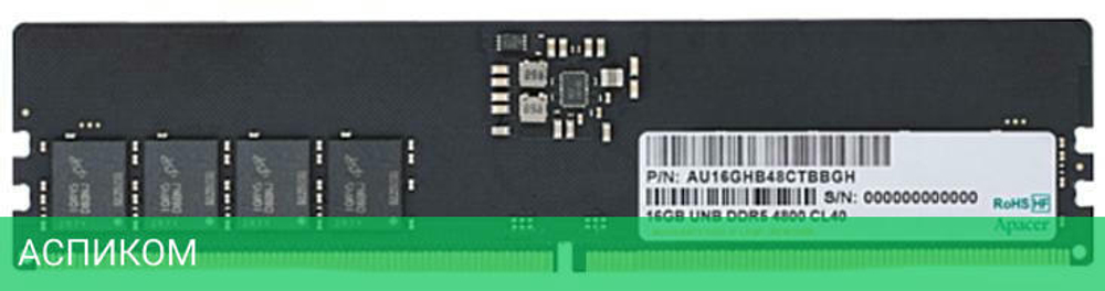 Оперативная память Apacer AU16GHB48CTBBGH 16GB