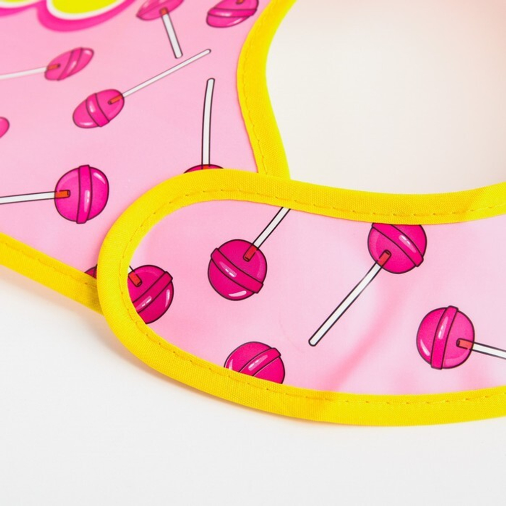 7127782 Нагрудник детский «Sweet Baby», на липучке, с карманом