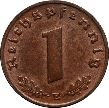 1 рейхспфенниг 1939 Германия (Третий рейх) "E"