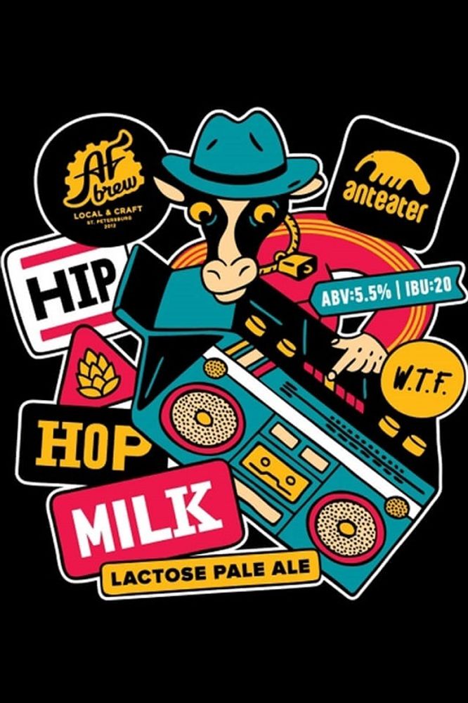 AF Brew Hip Hop Milk  0.5 л. - ж/б (5 шт.)