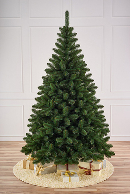 Ель искусственная Владимирская 2,2 м подставка пластик Пленка ПВХ МаксКристмас