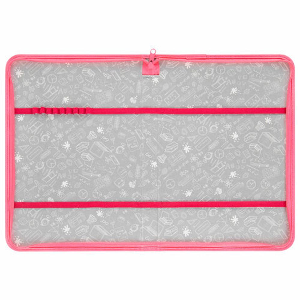 Папка на молнии BRAUBERG А4 с ручкой, с органайзером, 1 отделение, "Headphones", 273384