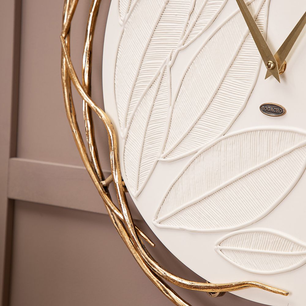 Часы настенные Арт Колор Кремовый белый Амбер