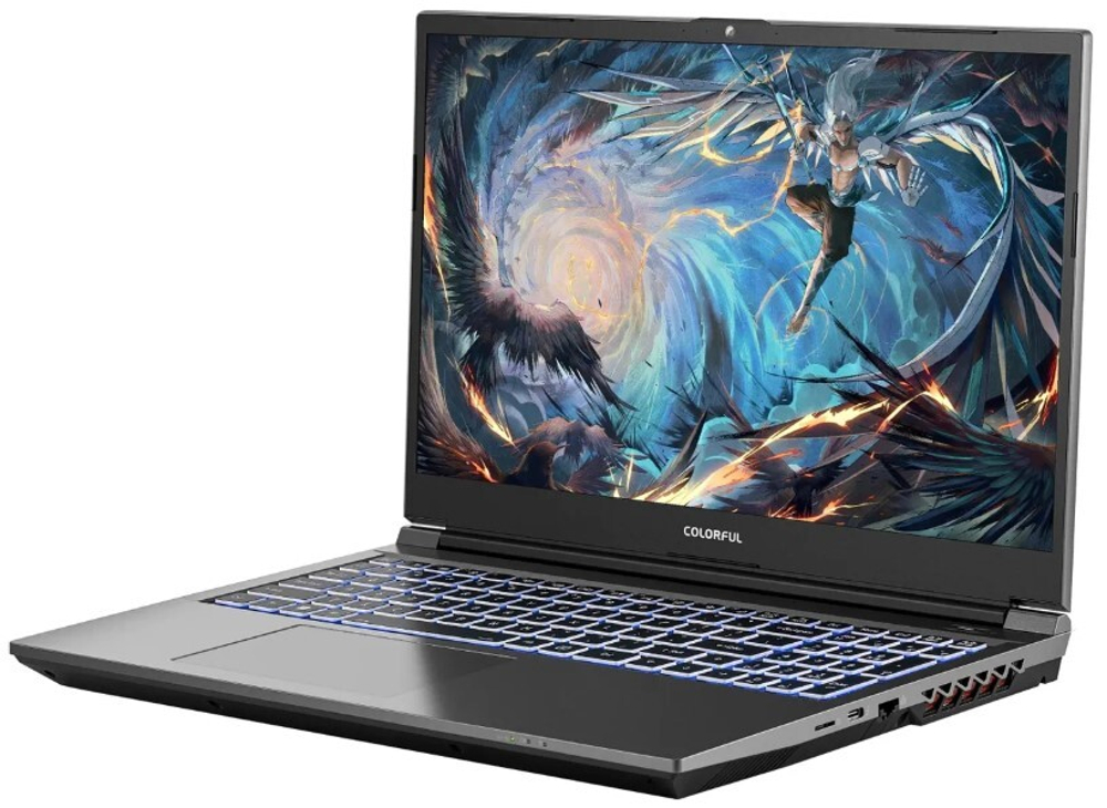Ноутбук  Colorful EVOL X15 AT 23H1 15.6 ", Core i5, 16 Гб RAM, 512 Гб SSD, GeForce RTX 4050, Серый
