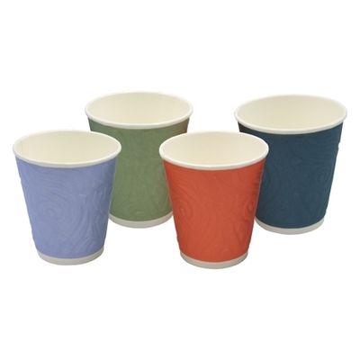 Стаканы бумажные двухслойные 200/260мл NDW9 "Узоры" (50/1250шт)