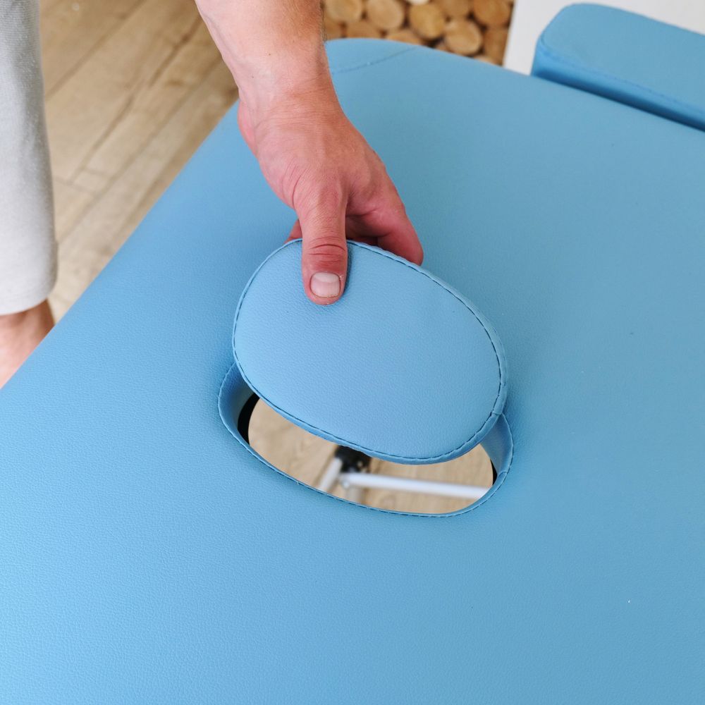 Массажный стол DFC NIRVANA Elegant, 186 x 70 см, голубой