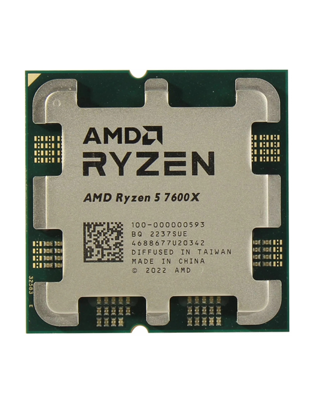 CPU AMD Ryzen 5 7600X, 6/12, 4.7-5.3GHz, 384KB/6MB/32MB, AM5, Radeon, 105W, OEM, 1 year