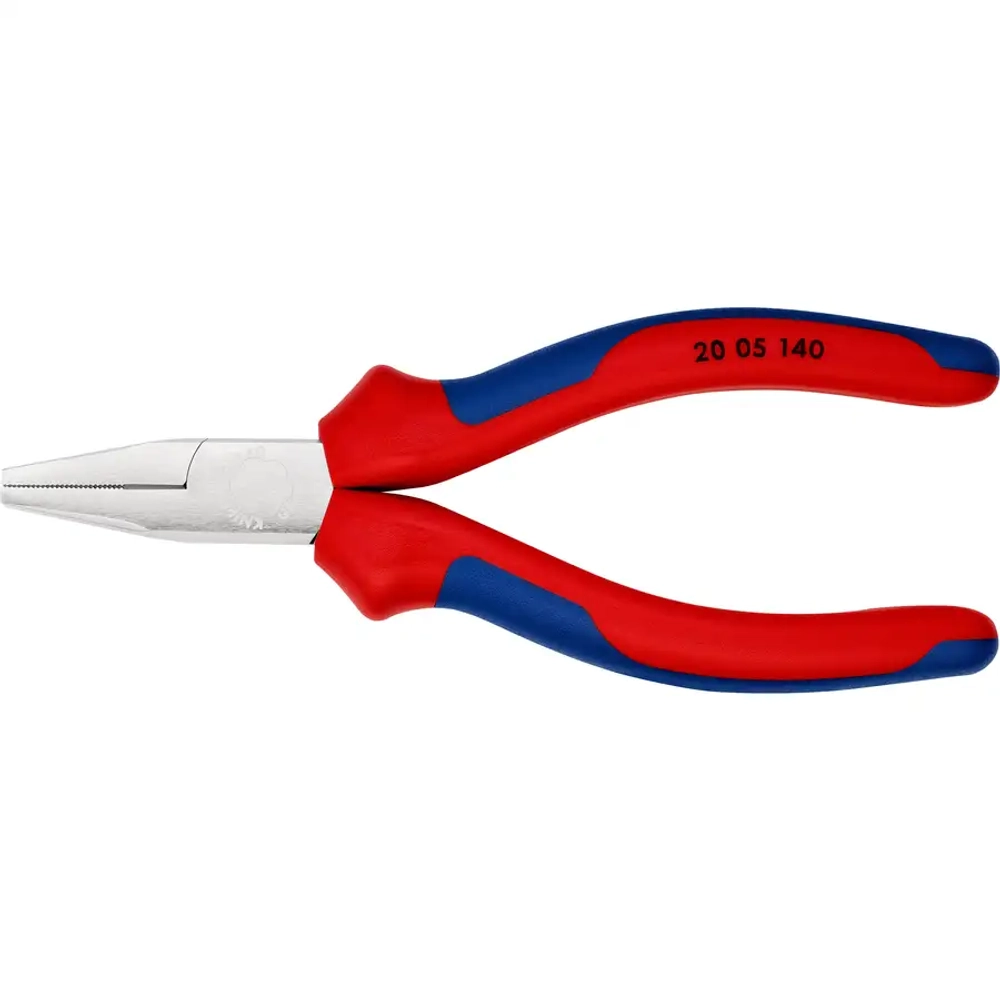 Плоскогубцы с гладкими губками хромированные 140 мм Knipex 20 05 140