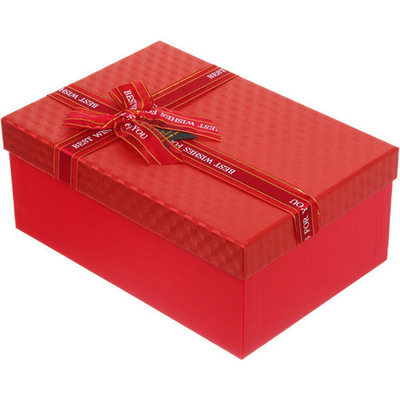 Коробка подарочная «Момент» 23*16*9,5 см, красный