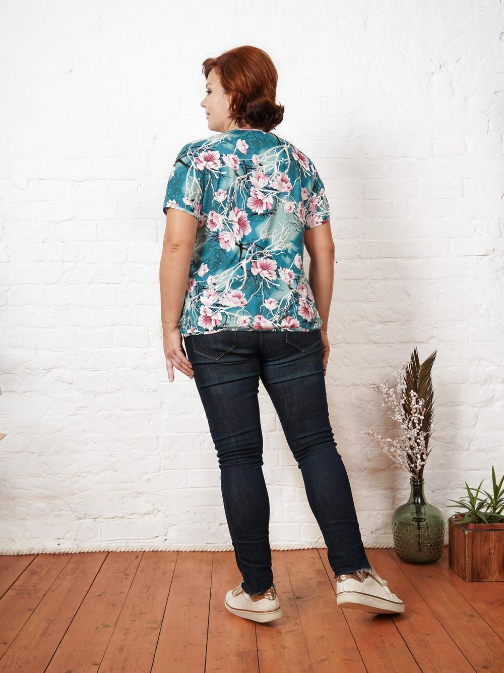 Гламелия - футболка бирюза Iv-capriz (Акция)