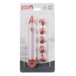 Шприц кондитерский 6 насадок VETTA