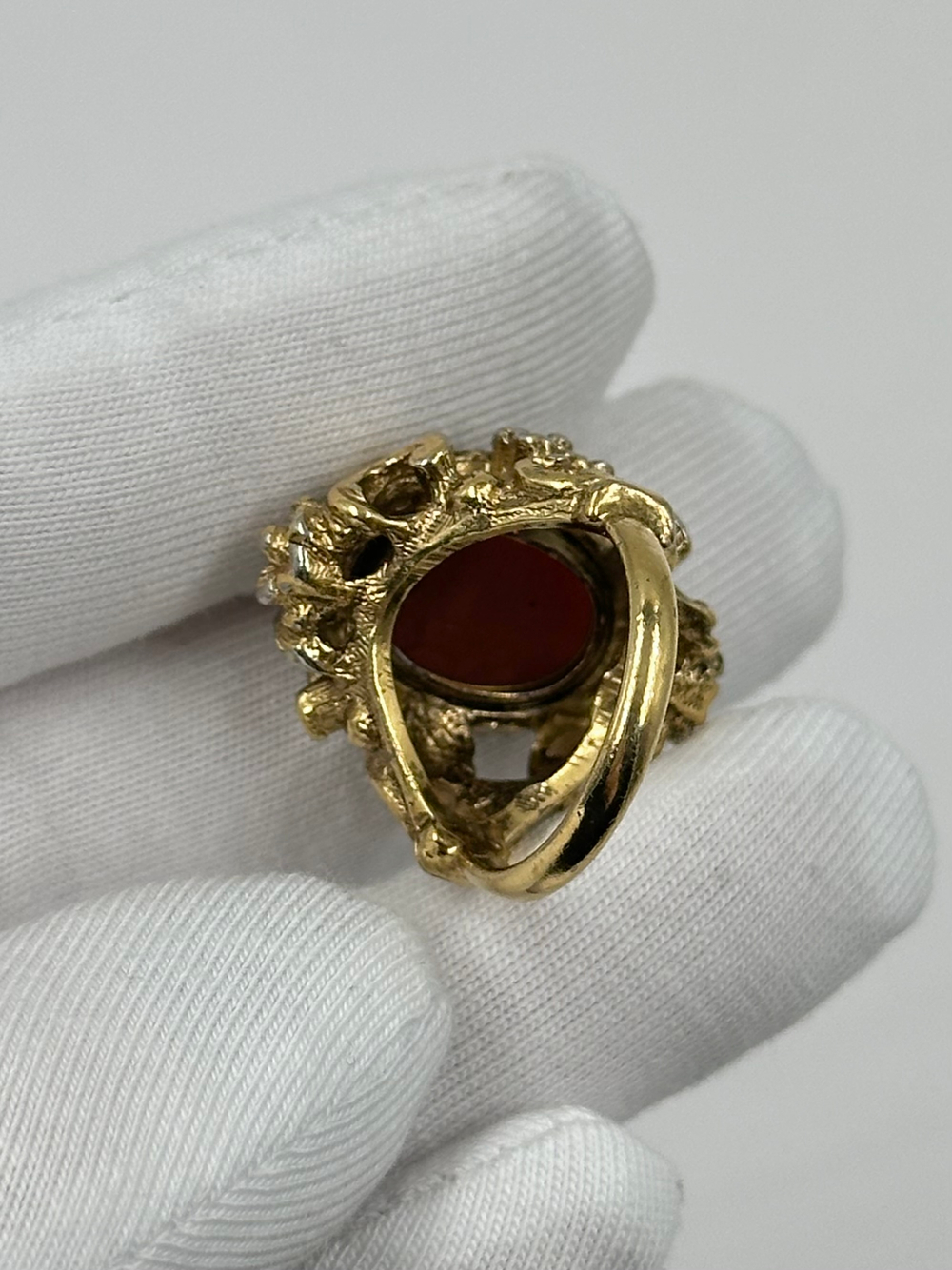 Кольцо с камеей