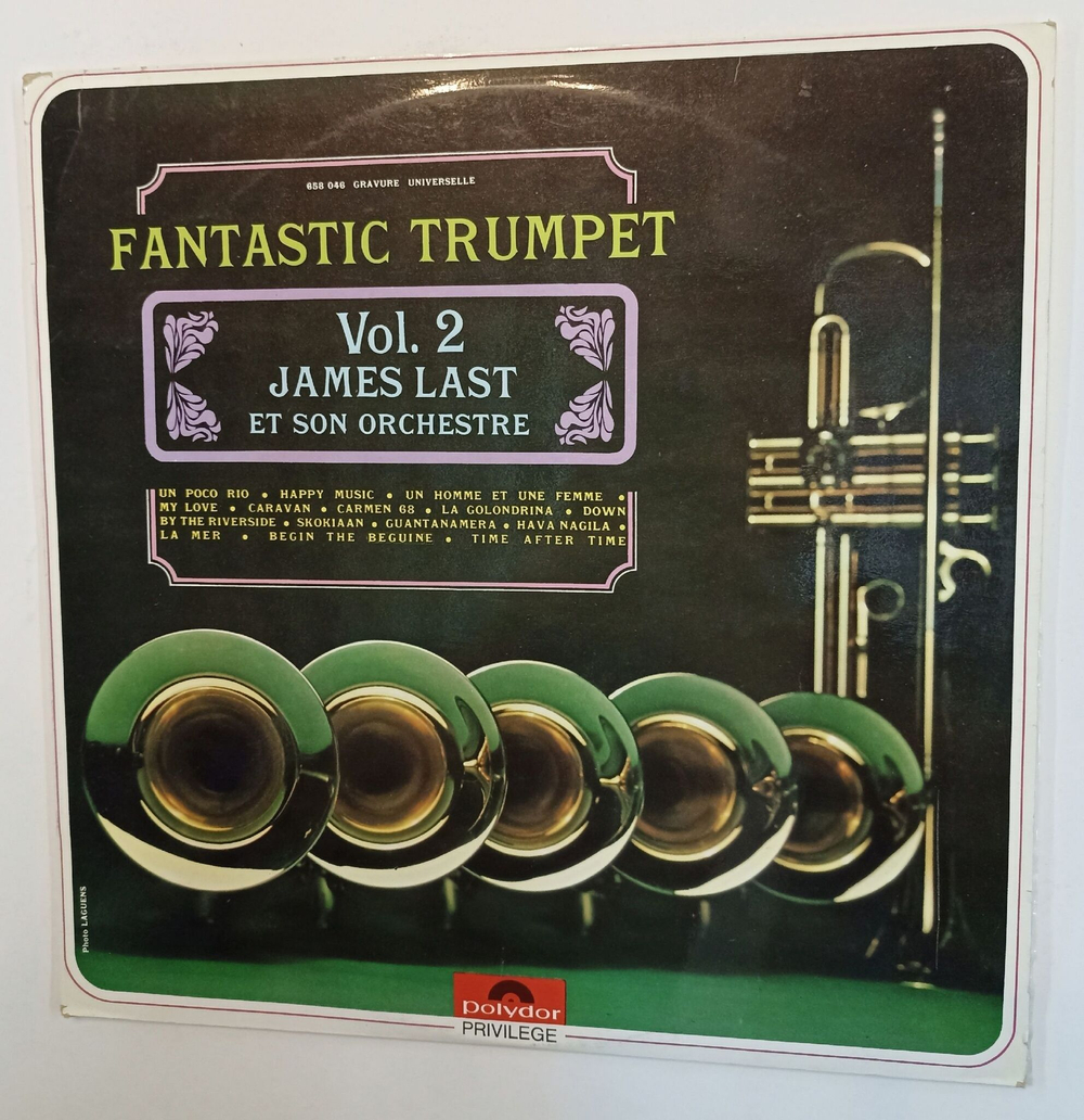 Винтажная виниловая пластинка LP James Last Et Son Orchestre Fantastic Trumpet Vol. 2 (France 1968)