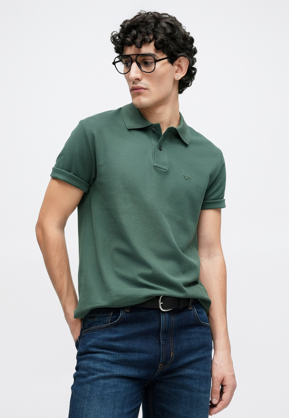 Emporio Armani Футболка-поло - Зелёный
