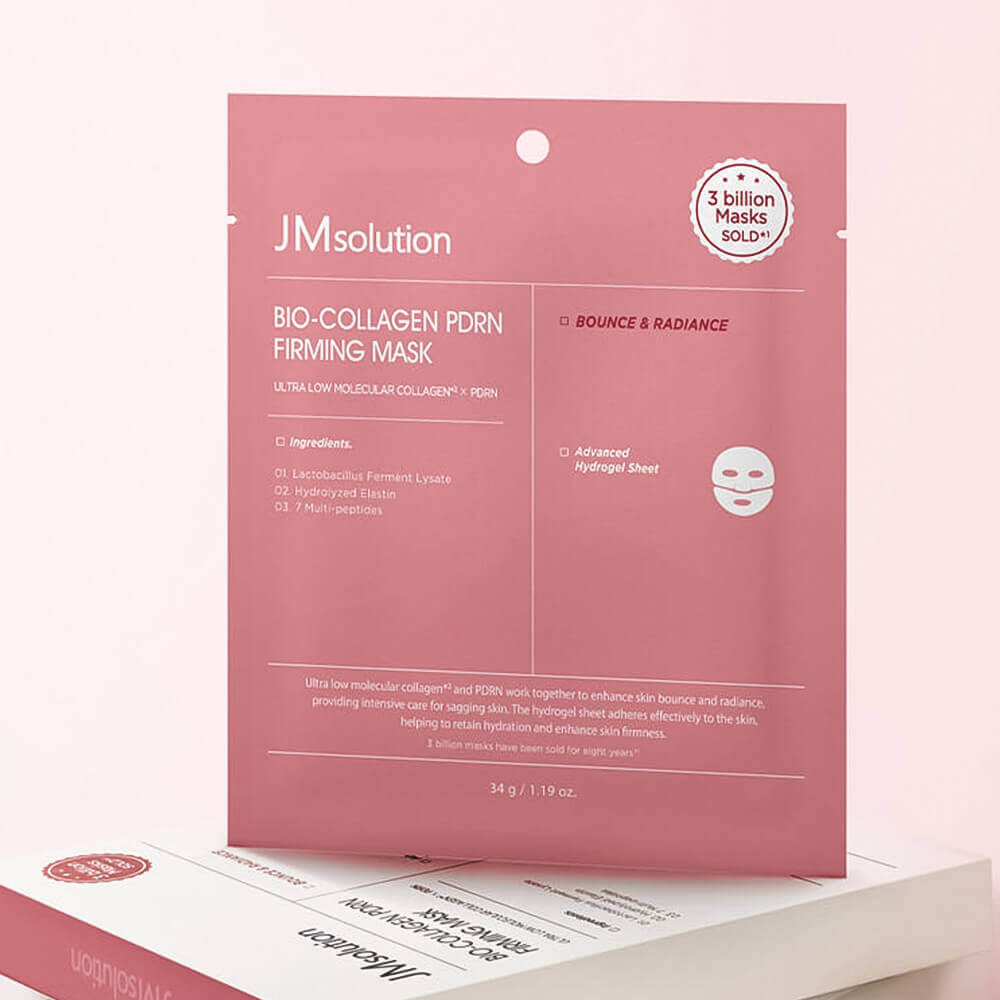 JMsolution Тающая гидрогелевая маска с коллагеном и ПДРН Bio-Collagen PDRN Firming Mask