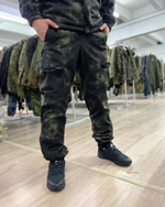 Костюм горка 6 флис лайт / осень-зима / чёрный мох