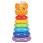 Пирамидка "Кот" 6 колец (Нордпласт)