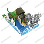 Надувная горка "Мир пиратов"