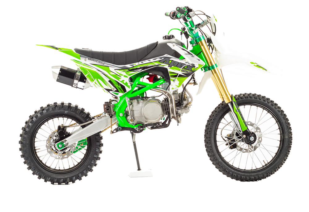 Питбайк Motoland APEX125 E (2022 г.) Зеленый