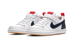 Детские кроссовки Nike Court Borough Low 'White Red Blue' 870025-105