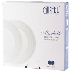 Набор закусочных тарелок Gipfel Marbella 51715 23 см 2 предмета