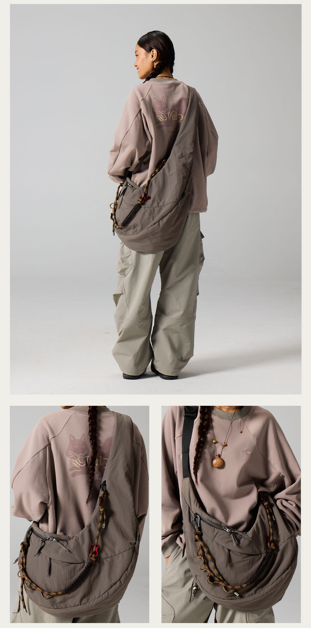 Сумка Nothomme Blue Lightweight Urban Crossbody Shoulder Bag