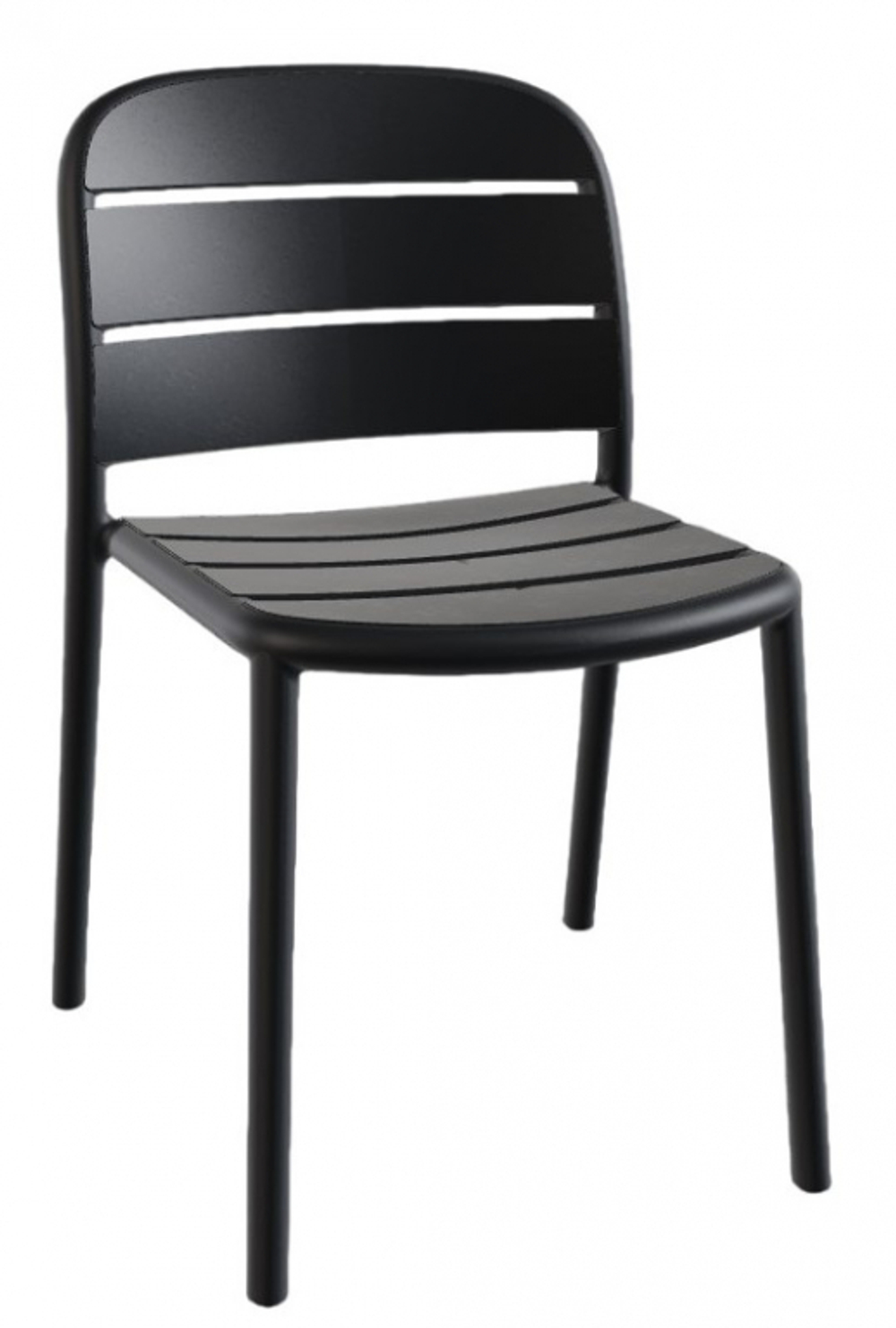 Стул пластиковый Papatya Beykoz-S, антрацит