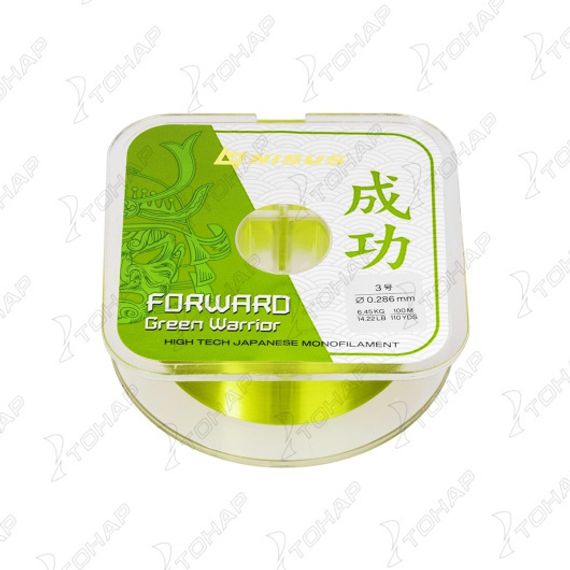 Леска FORWARD Green Warrior 0,286mm/100m Nylon (N-FGW-0286-100) Nisus