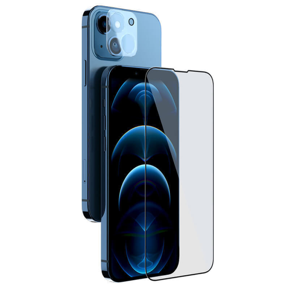 Защитное стекло на экран и основную камеру Nillkin 2-in-1 HD  для  iPhone 14 Plus