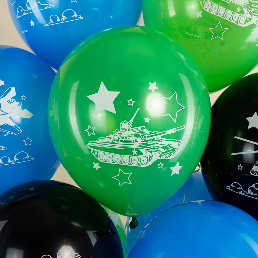 Латексный шар «Военная техника», 30 см