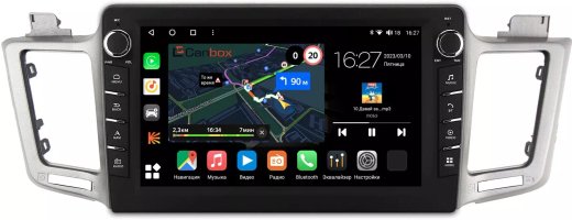 Магнитола для Toyota RAV4 XA40 2012-2019 - Canbox 1060/1002/1030 Android 10, ТОП процессор, CarPlay, 4G SIM-слот