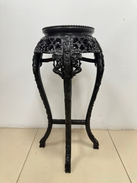 Китайская резная подставка. Жардиньерка