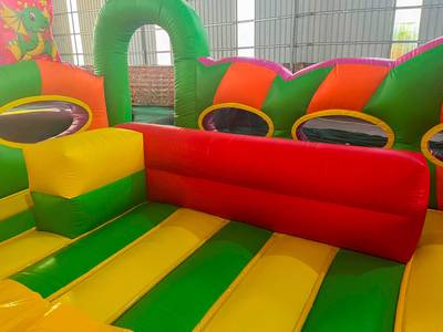 Коммерческий надувной батут-горка «Дракон», 11,5*6*9 м