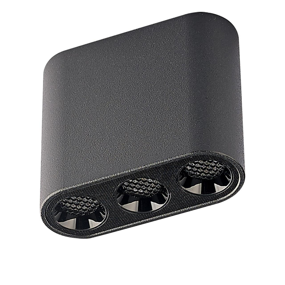 7092/8CL HIGHTECH ODL25 399 Потолочный светильник черный/металл/акрил IP20 LED 5W 380Лм 3000K 220V SMALL