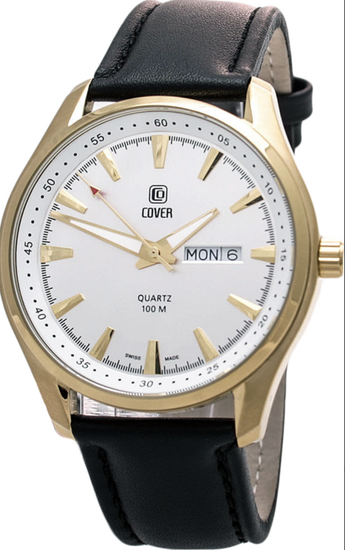 Cover PL44027.08 Gents – мужские часы с WR 100 и механизмом Ronda