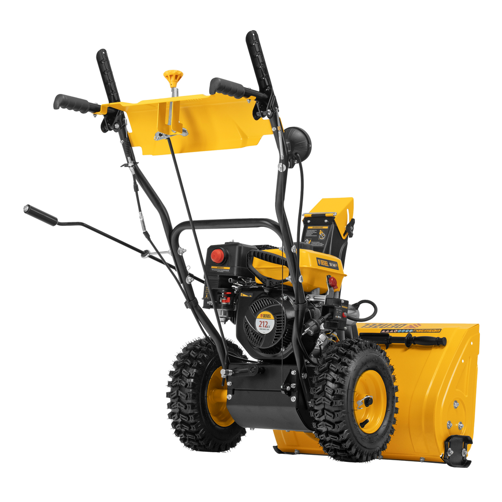 Бензиновая снегоуборочная машина Denzel SB 560 LP, 212 cc, электростартер, фара