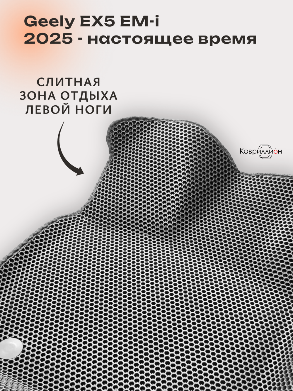 Передние автомобильные коврики ЭВА с бортами для Geely EX5 EM-i (25-н.в.)