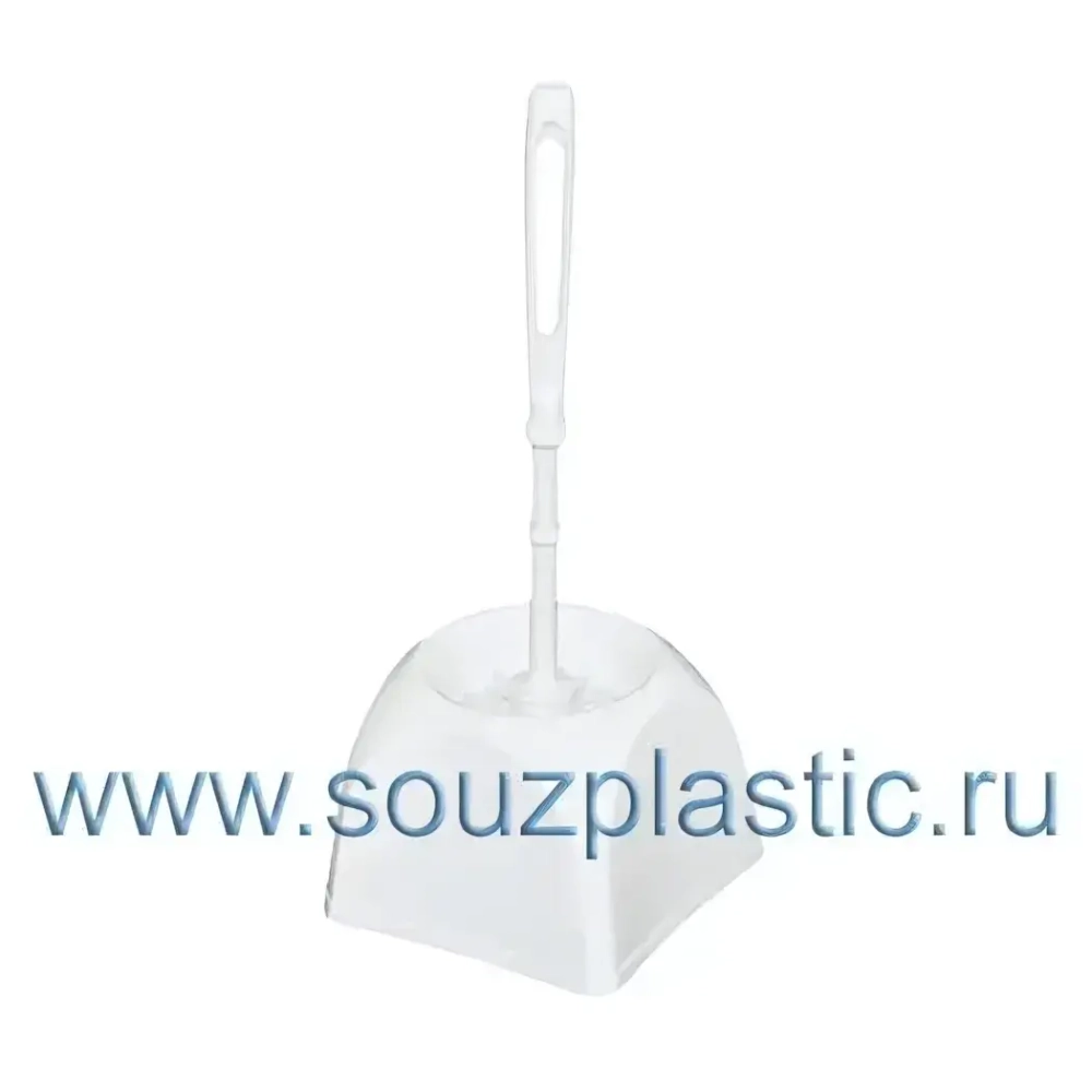 Ерш туалетный Квадратный белый