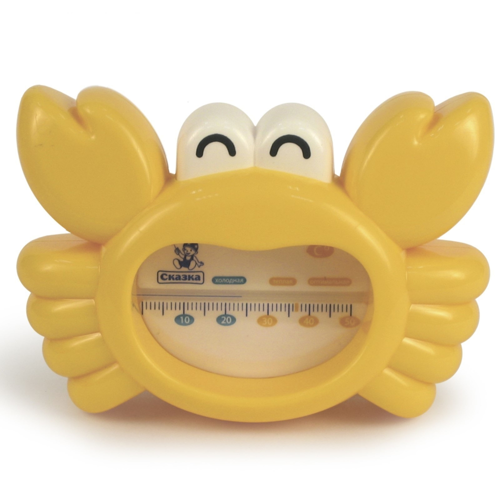 Термометр для воды «Крабик», цвет МИКС