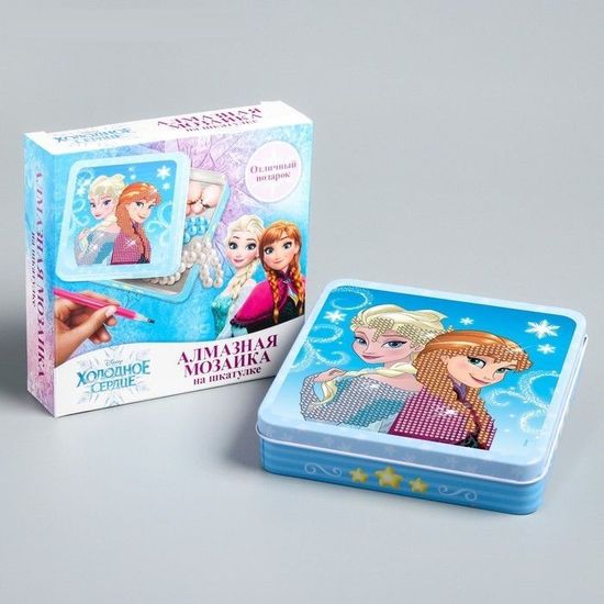 Алмазная мозаика на шкатулке Киса, Коты аристократы, 14 * 13,6 см