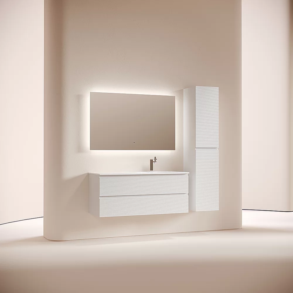 Тумба с раковиной Sancos Folk FL120W 120 Bianco