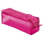 Пенал BRAUBERG с объемной "тракторной" молнией 1 отделение ПВХ 22х8х6 5 см "Ultra pink" (2 штуки в упаковке)