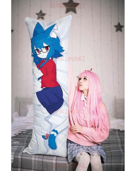 Дакимакура Фурри Синий Кот арт. 0625