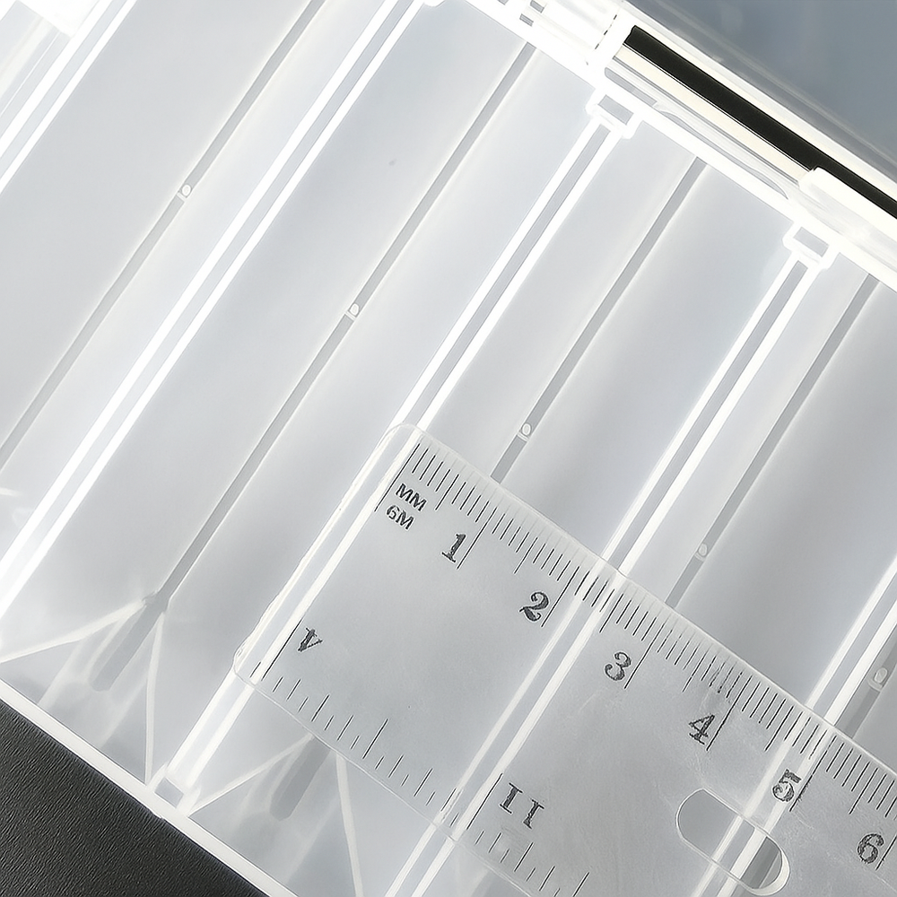 Коробка для воблеров двухсторонняя Columbia DU-569 (7+7 отд.)