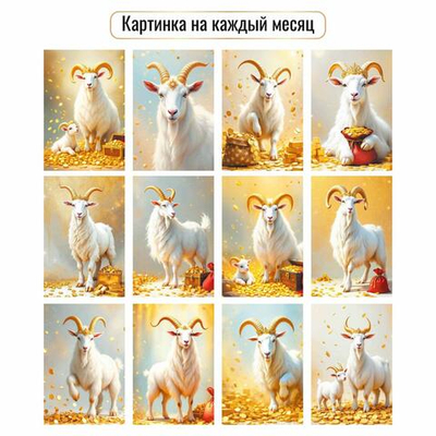 Календарь-домик горизонтальный с курсором 2027 "Символ года" 10069 (Квадра)