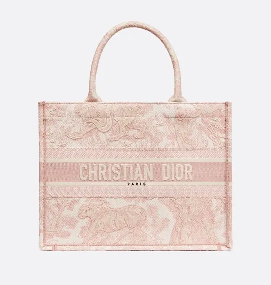 Сумка Dior Book Tote, модель большого формата, розовый