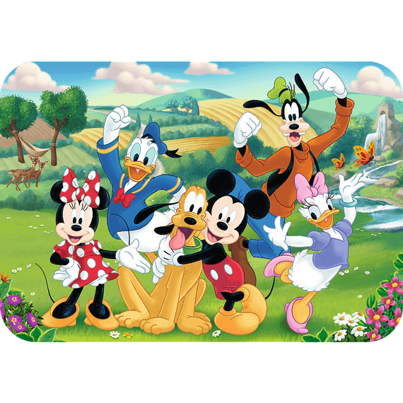 Pazl \ Puzzle \ Пазлы Puzzles - "24 Wooden Puzzle" - Mickey and Friends / Disney Mickey Mouse and Friends